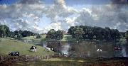 John Constable Wivenhoe Park France oil painting artist